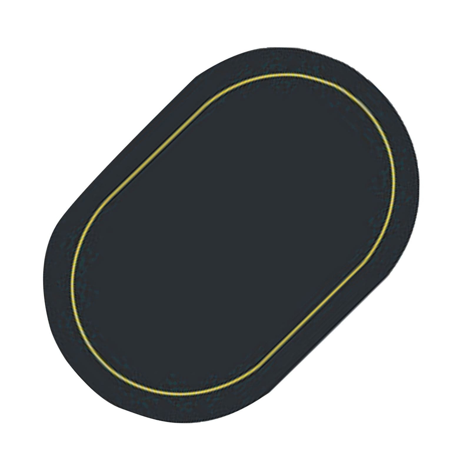 2Pcs Leather Oval Dining Food Mat Oil Proof Insulation Restaurant Table Home Hotel Non Slip Bowl Pad Placemat V1294-YM0512-3118220298211