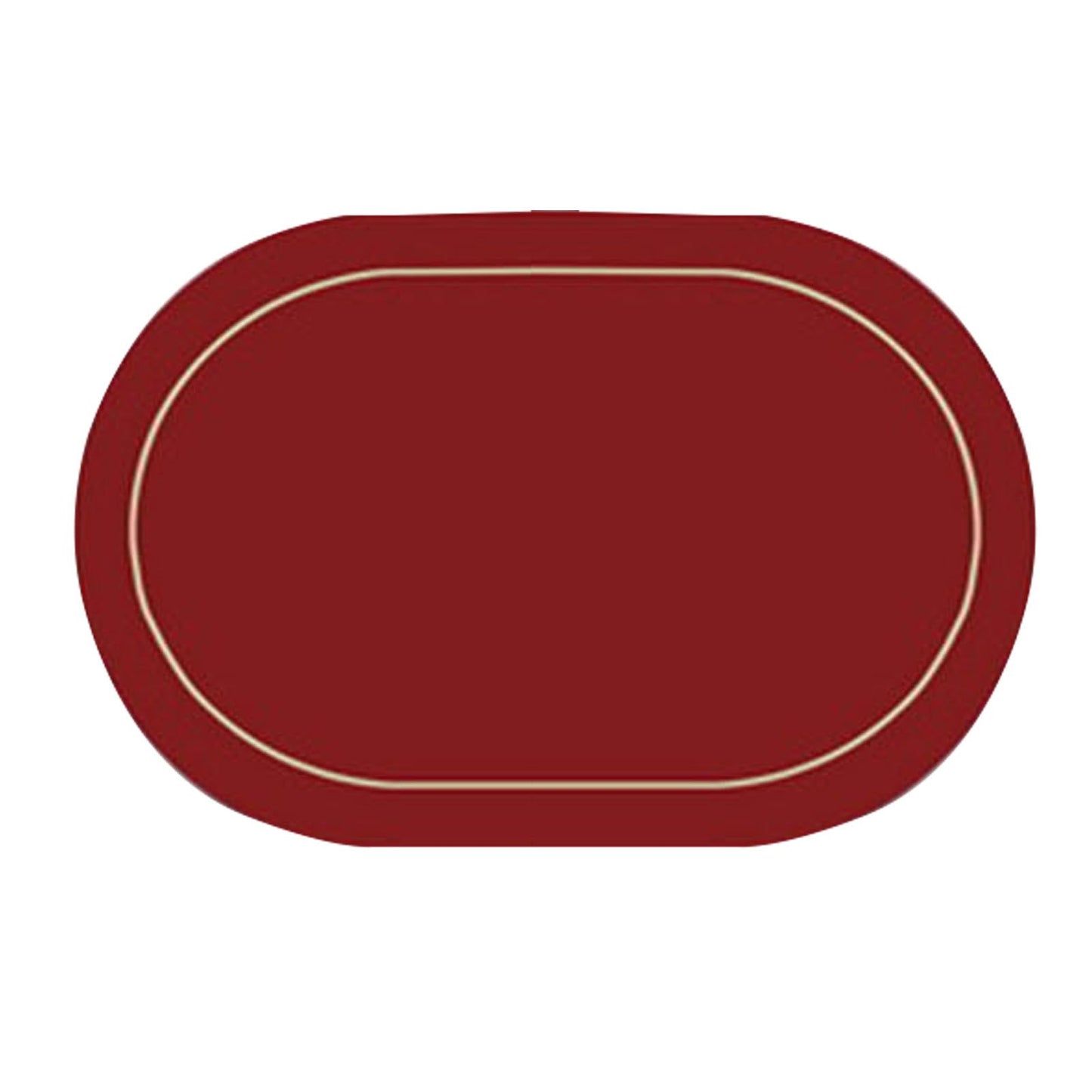 2Pcs Leather Oval Dining Food Mat Oil Proof Insulation Restaurant Table Home Hotel Non Slip Bowl Pad Placemat V1294-YM0512-3118220298211