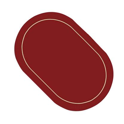 2Pcs Leather Oval Dining Food Mat Oil Proof Insulation Restaurant Table Home Hotel Non Slip Bowl Pad Placemat V1294-YM0512-3118220298211