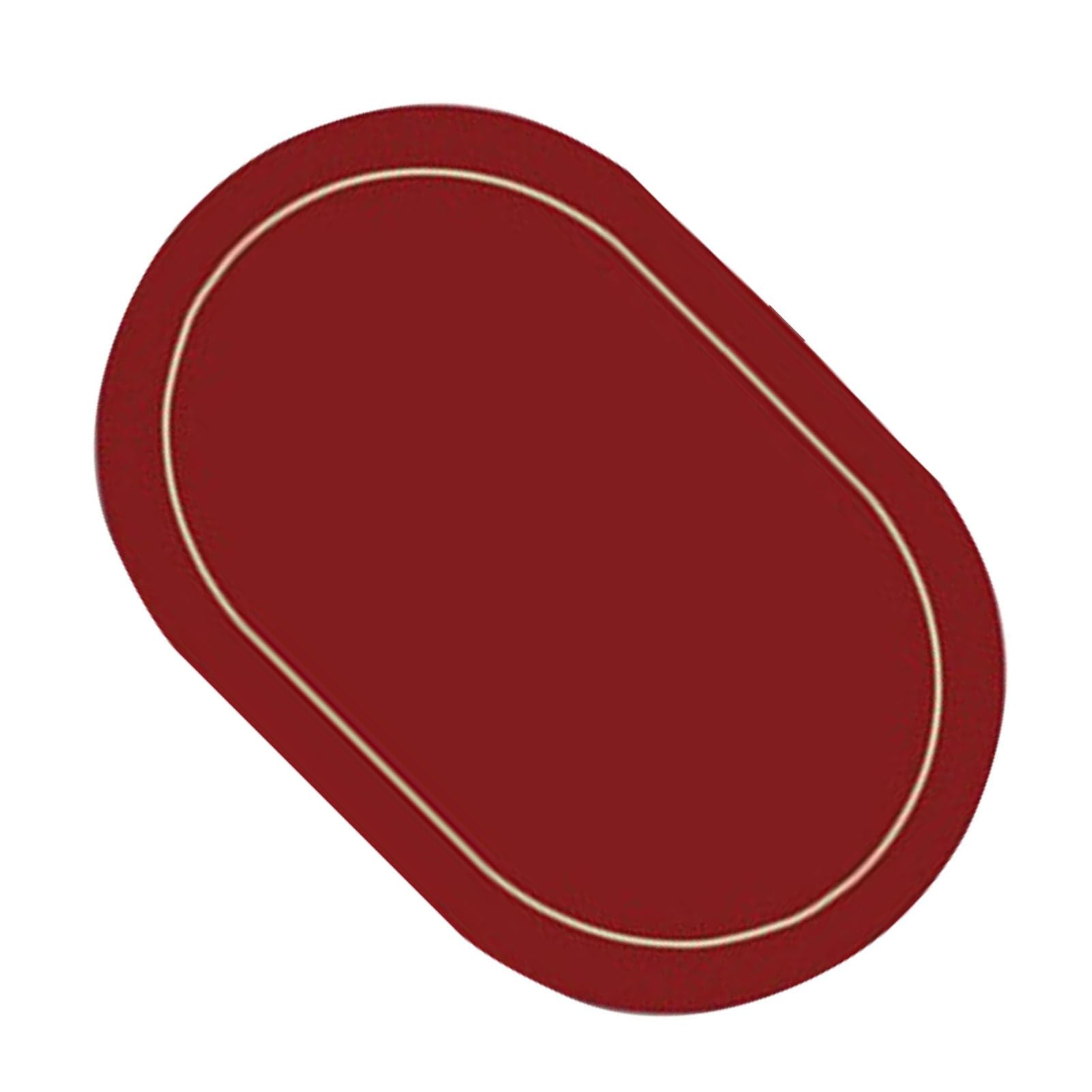 2Pcs Leather Oval Dining Food Mat Oil Proof Insulation Restaurant Table Home Hotel Non Slip Bowl Pad Placemat V1294-YM0512-3118220298211