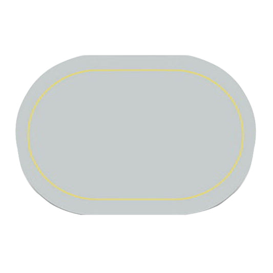 2Pcs Leather Oval Dining Food Mat Oil Proof Insulation Restaurant Table Home Hotel Non Slip Bowl Pad Placemat V1294-YM0512-3118220298214