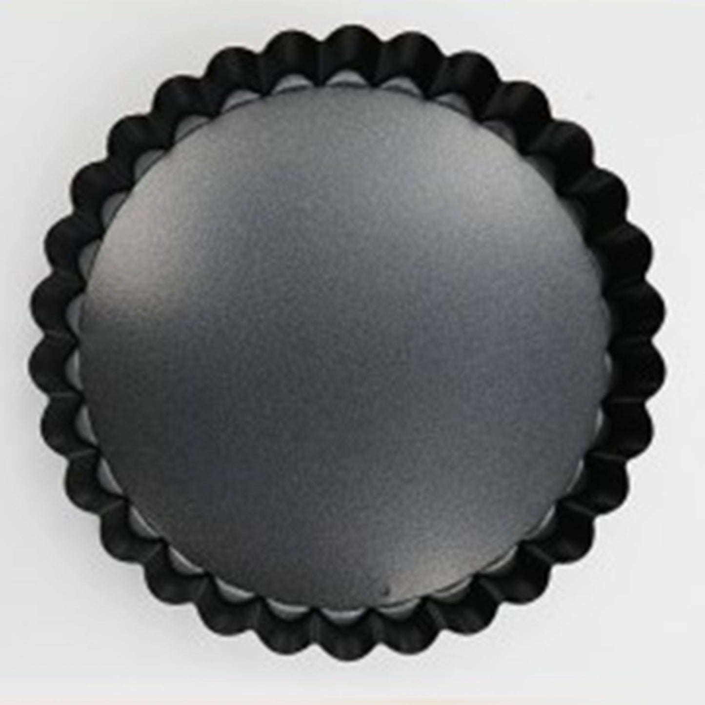6PCS Removable Bottom Tart Pan Non Stick Coating Carbon Steel Black Quiche Pan for Kitchen V1294-YM0512-3118220298411