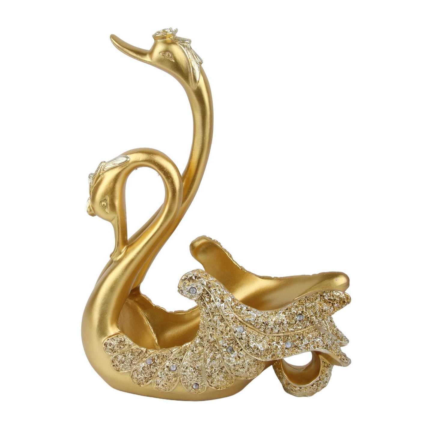 Luxury Swan Wine Rack Innovative Desktop Wine Cabinet Decorative Ornaments for Living Room Office Gold V1294-YM0512-3118220299212