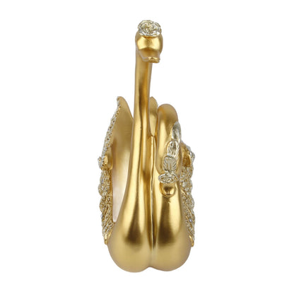Luxury Swan Wine Rack Innovative Desktop Wine Cabinet Decorative Ornaments for Living Room Office Gold V1294-YM0512-3118220299212