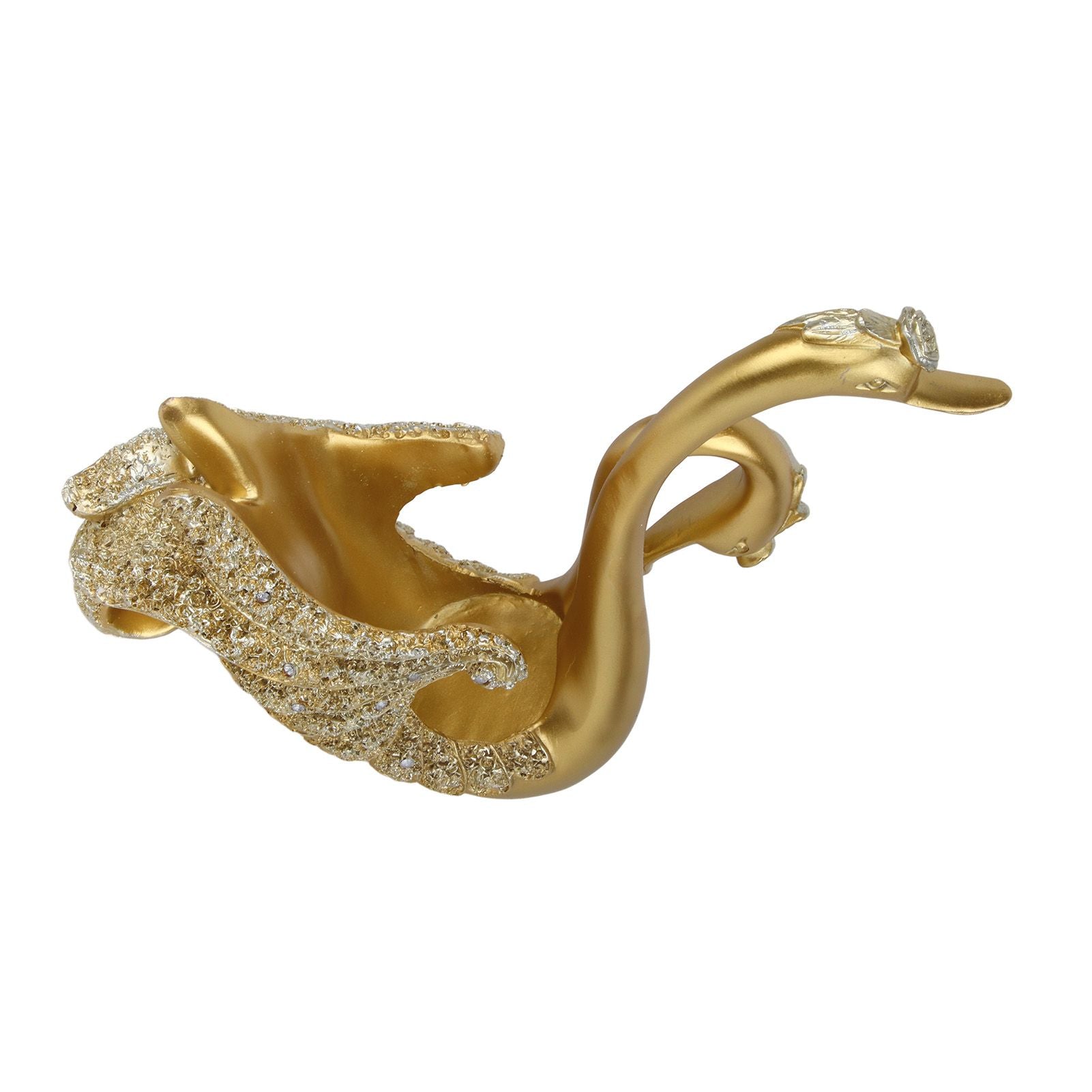 Luxury Swan Wine Rack Innovative Desktop Wine Cabinet Decorative Ornaments for Living Room Office Gold V1294-YM0512-3118220299212