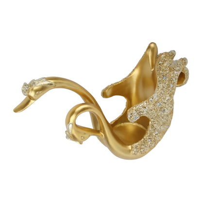 Luxury Swan Wine Rack Innovative Desktop Wine Cabinet Decorative Ornaments for Living Room Office Gold V1294-YM0512-3118220299212