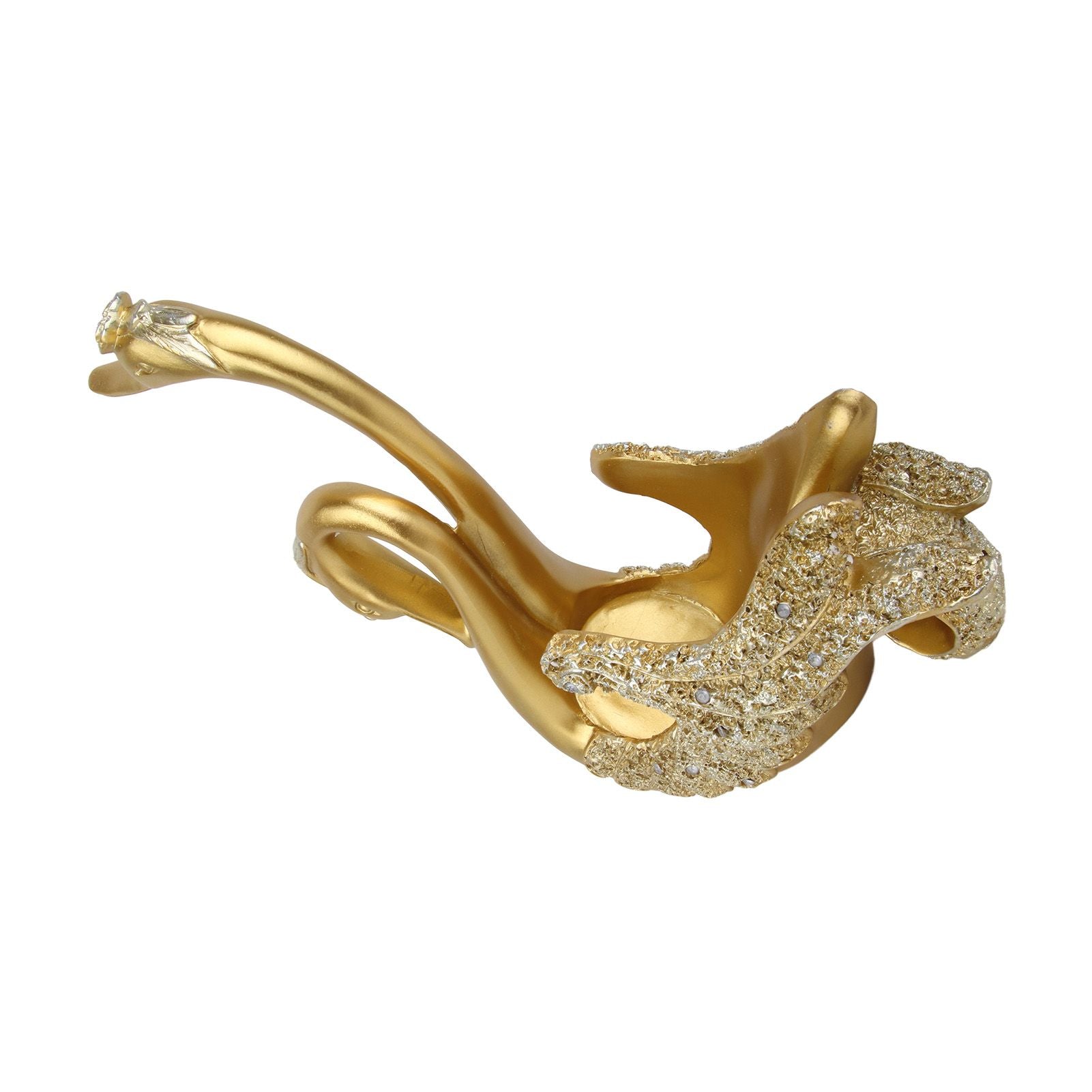 Luxury Swan Wine Rack Innovative Desktop Wine Cabinet Decorative Ornaments for Living Room Office Gold V1294-YM0512-3118220299212