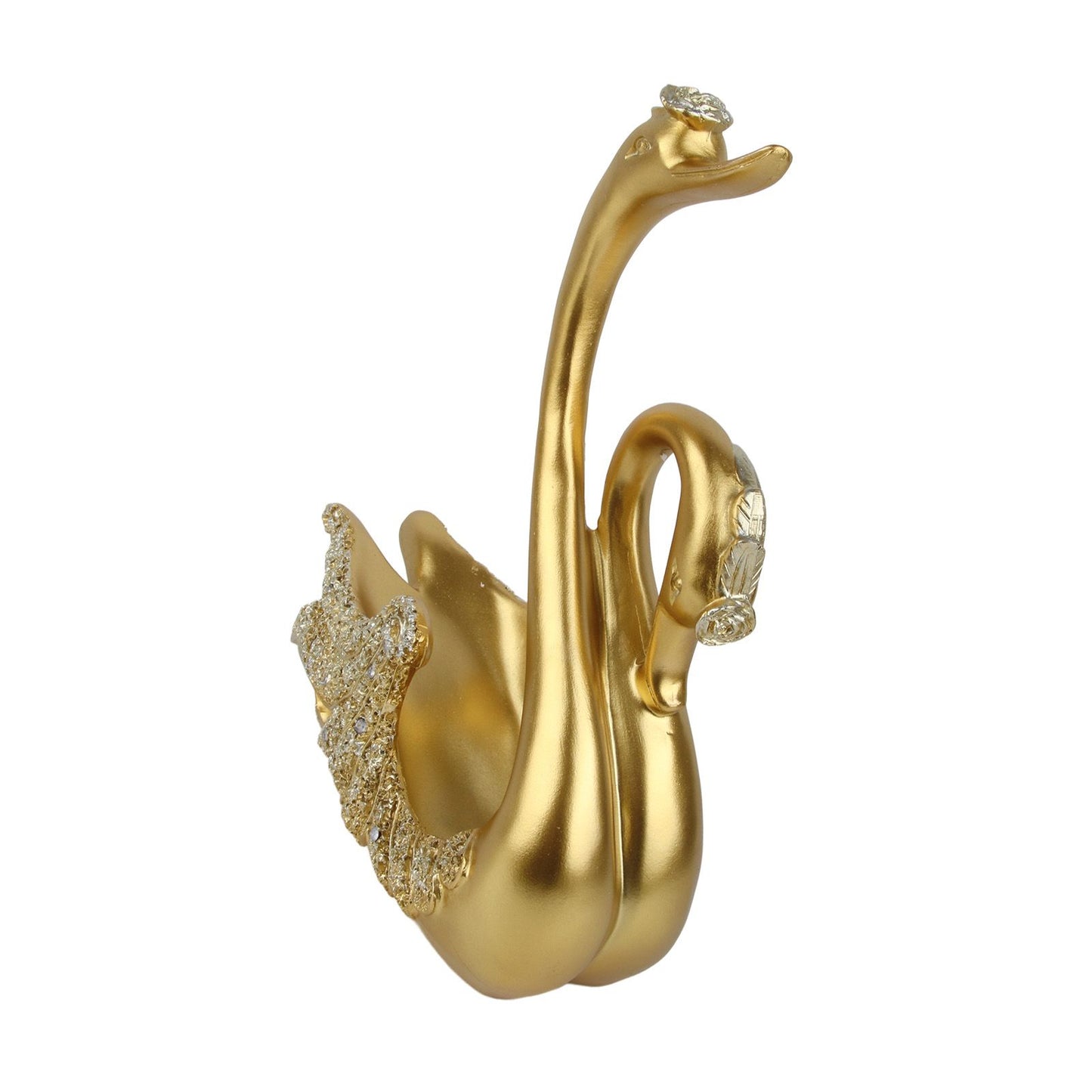 Luxury Swan Wine Rack Innovative Desktop Wine Cabinet Decorative Ornaments for Living Room Office Gold V1294-YM0512-3118220299212