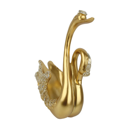 Luxury Swan Wine Rack Innovative Desktop Wine Cabinet Decorative Ornaments for Living Room Office Gold V1294-YM0512-3118220299212