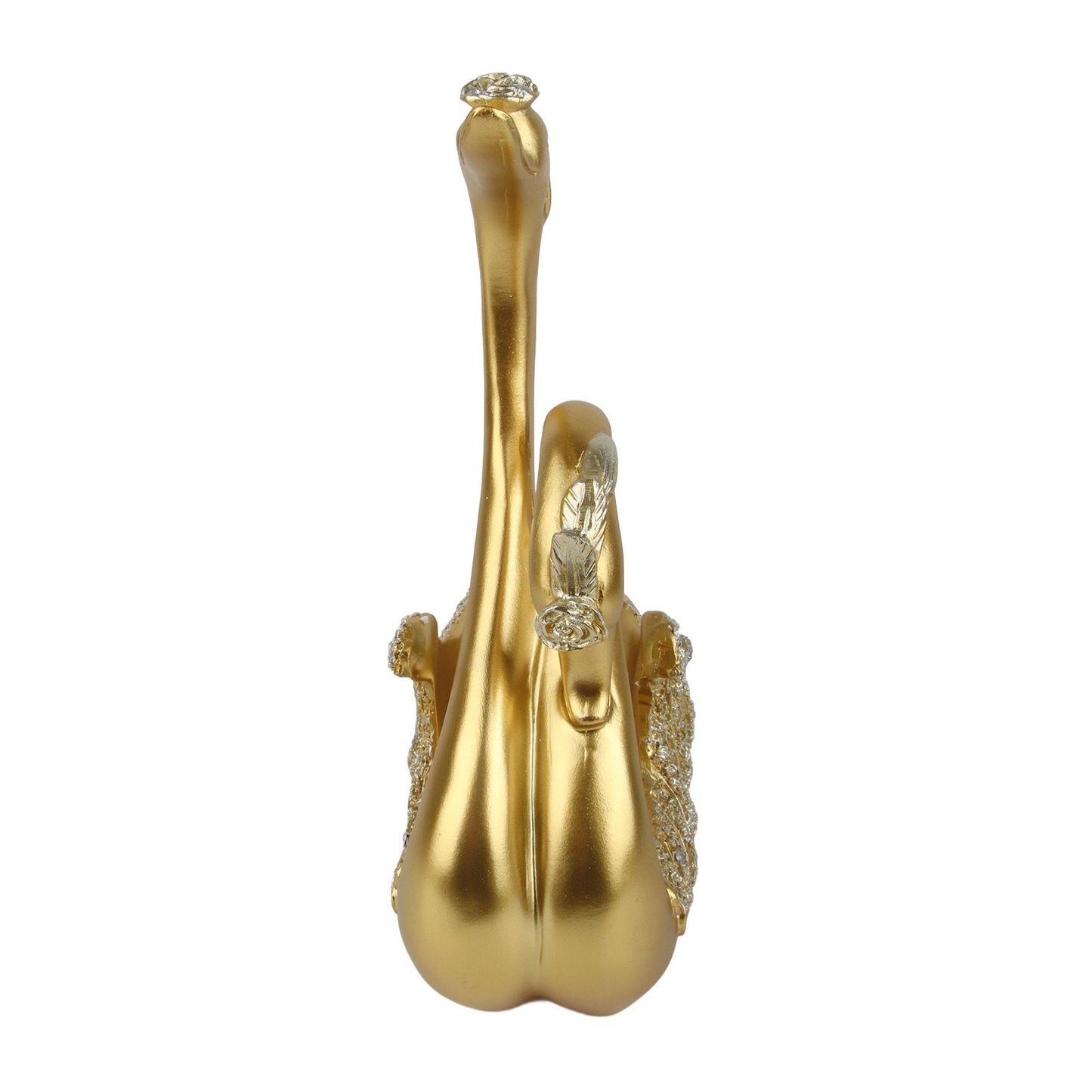 Luxury Swan Wine Rack Innovative Desktop Wine Cabinet Decorative Ornaments for Living Room Office Gold V1294-YM0512-3118220299212