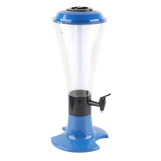 3L Beer Tower Dispenser Multipurpose Luminous Tabletop Wine Beer Tower Dispenser with Tap for Home Bar KTV V1294-YM0512-3118220299811