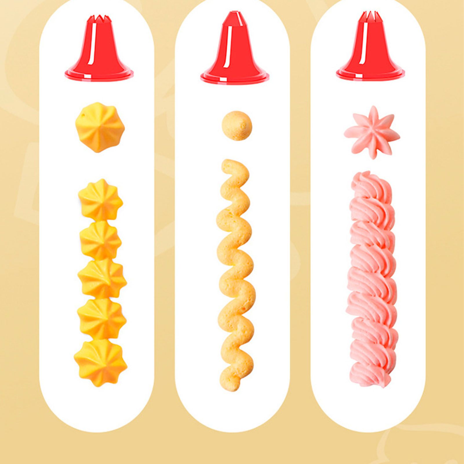 Biscuits Press Gun Kit Transparent Tube Food Grade Odorless Safe Biscuits Maker Press Machine Red V1294-YM0512-3118220299911