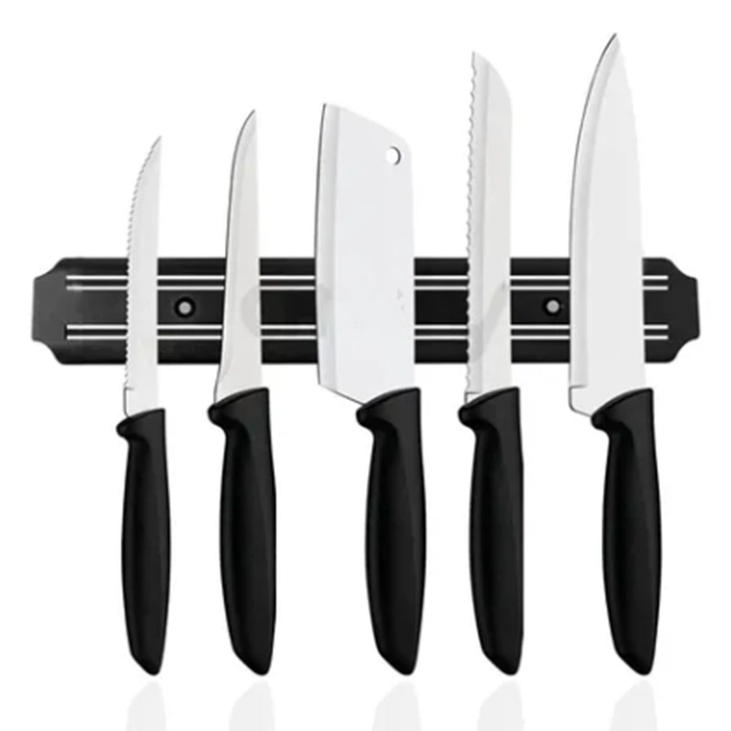 Magnetic Knife Holder Modern Simple Design Multi Use Wall Mount Knife Strip 38cm V1294-YM0512-3118220300211