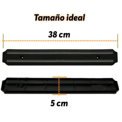 Magnetic Knife Holder Modern Simple Design Multi Use Wall Mount Knife Strip 38cm V1294-YM0512-3118220300211