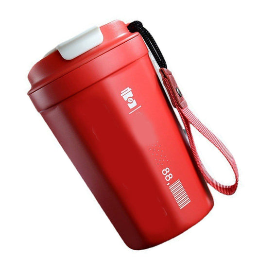 390ml Insulated Coffee Mug Keep Warm Cold Portable Stainless Steel Camping Mug for Home School Office Outdoor V1294-YM0512-3118220300912