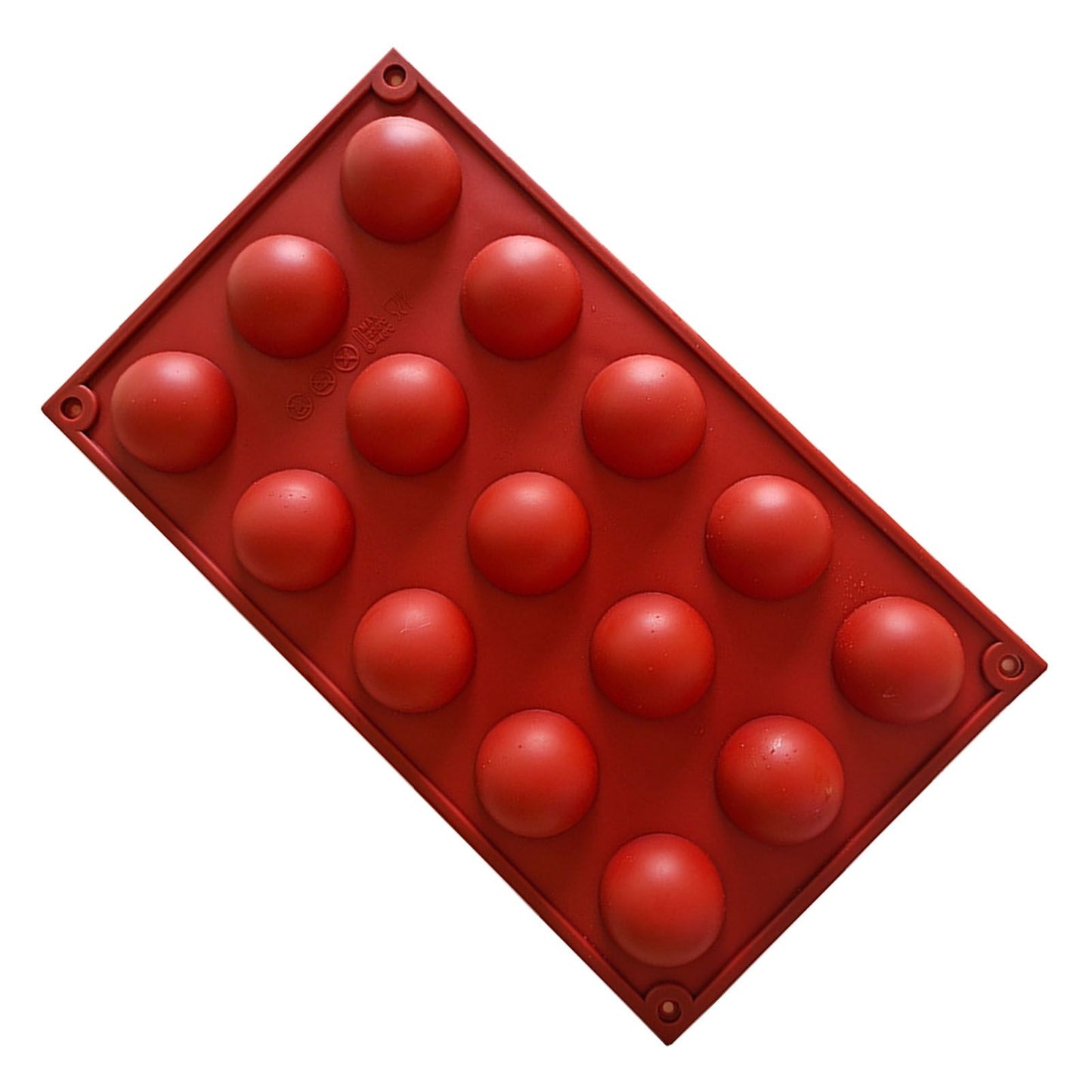 Semi Sphere Mold 15 Holes Silicone Semicircle Baking Mold for Cake Chocolate Mousse V1294-YM0512-3118220301511
