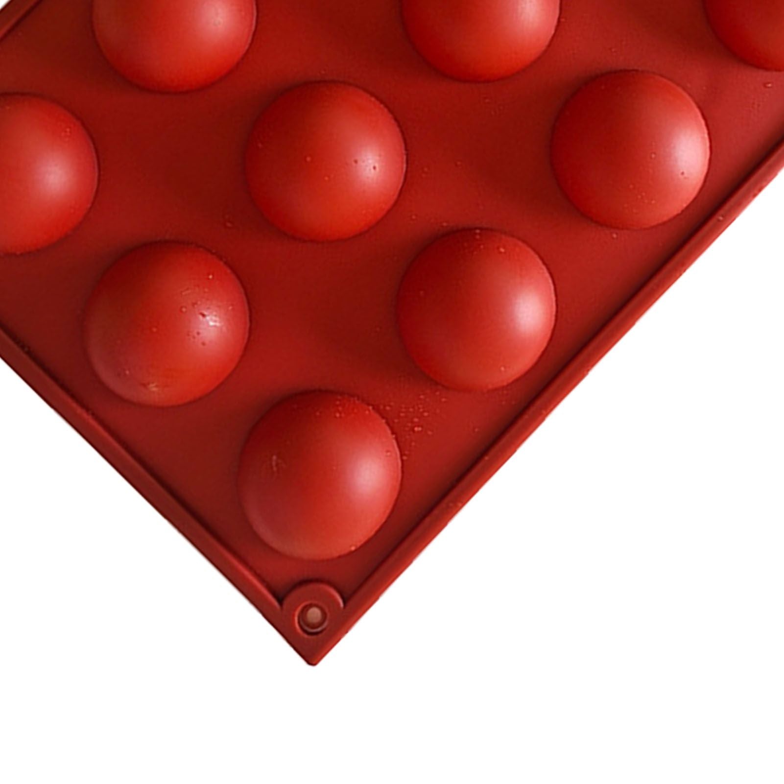 Semi Sphere Mold 15 Holes Silicone Semicircle Baking Mold for Cake Chocolate Mousse V1294-YM0512-3118220301511