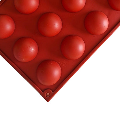 Semi Sphere Mold 15 Holes Silicone Semicircle Baking Mold for Cake Chocolate Mousse V1294-YM0512-3118220301511