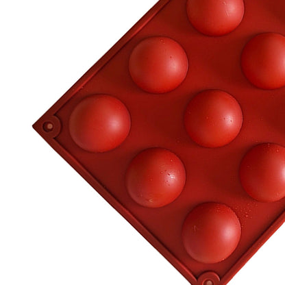 Semi Sphere Mold 15 Holes Silicone Semicircle Baking Mold for Cake Chocolate Mousse V1294-YM0512-3118220301511
