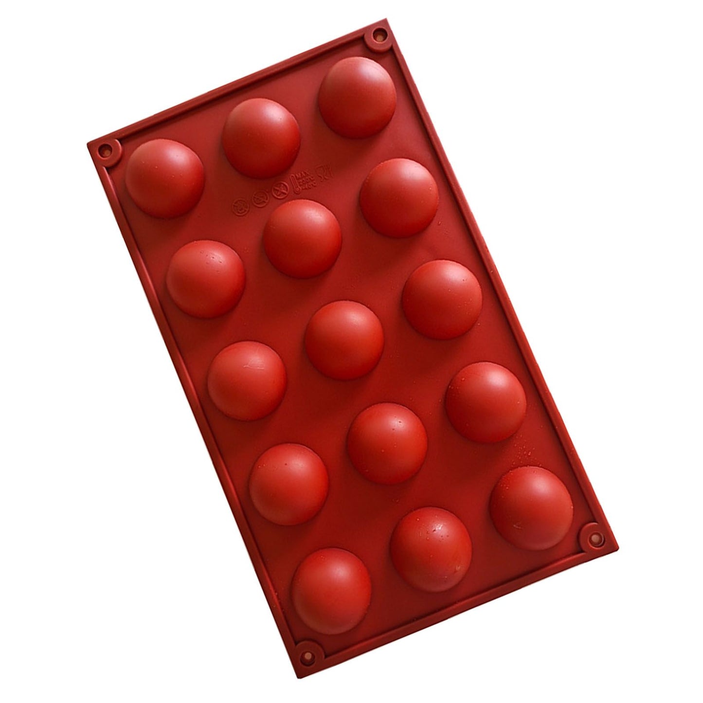 Semi Sphere Mold 15 Holes Silicone Semicircle Baking Mold for Cake Chocolate Mousse V1294-YM0512-3118220301511