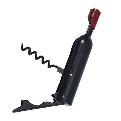 Wine Opener Black Multifunctional Magnet Design Portable Stainless Steel Wine Opener V1294-YM0512-3118220301611