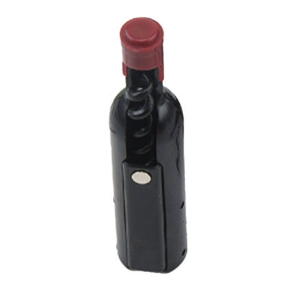 Wine Opener Black Multifunctional Magnet Design Portable Stainless Steel Wine Opener V1294-YM0512-3118220301611
