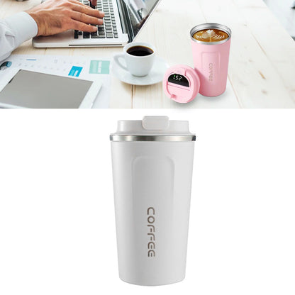 Smart Temperature Display Coffee Cup Portable 304 Stainless Steel Insulation Cup Simple Style Pure Color V1294-YM0512-3118220302011