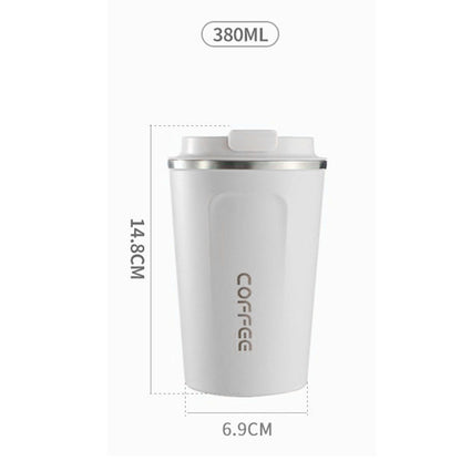 Smart Temperature Display Coffee Cup Portable 304 Stainless Steel Insulation Cup Simple Style Pure Color V1294-YM0512-3118220302011