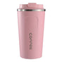Smart Temperature Display Coffee Cup Portable 304 Stainless Steel Insulation Cup Simple Style Pure Color V1294-YM0512-3118220302019