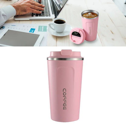 Smart Temperature Display Coffee Cup Portable 304 Stainless Steel Insulation Cup Simple Style Pure Color V1294-YM0512-3118220302020