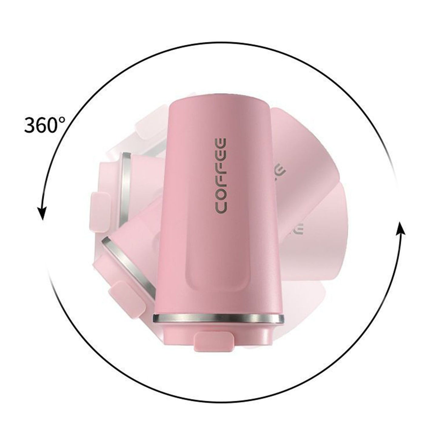 Smart Temperature Display Coffee Cup Portable 304 Stainless Steel Insulation Cup Simple Style Pure Color V1294-YM0512-3118220302020