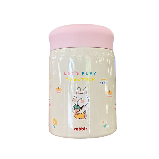 320ml Stainless Steel Insulated Vacuum Food Jar Cup Container with Lid for Outdoor Cartoon Portable Bottle V1294-YM0512-3118220302511