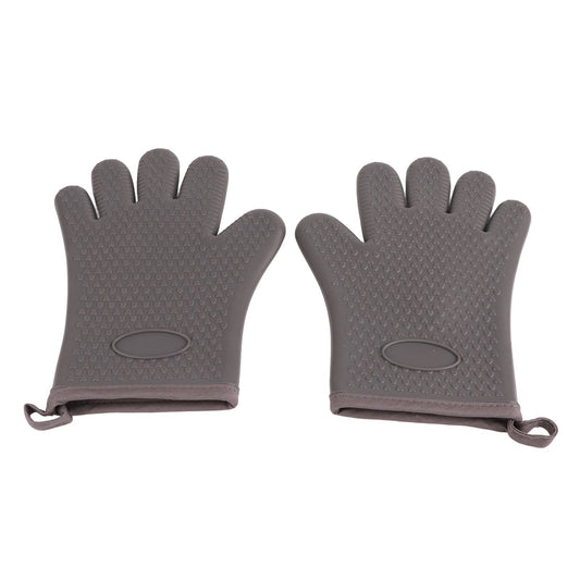Heat Resistant Gloves Grilling Gloves Anti Scalding Silicone Oven Gloves for Kitchen Cooking Baking V1294-YM0512-3118220303511