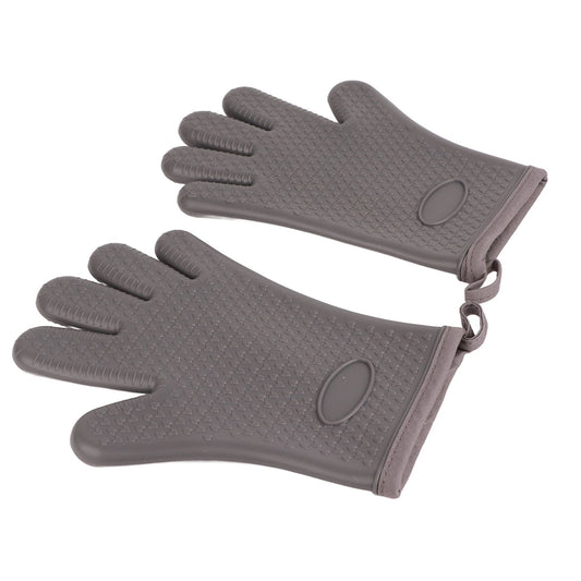 Heat Resistant Gloves Grilling Gloves Anti Scalding Silicone Oven Gloves for Kitchen Cooking Baking V1294-YM0512-3118220303511