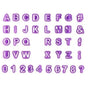40pcs Numeral Alphabetic Cake Stencils Semiotic Food Grade Plastic Cake Topper Decorative Fillings for Home V1294-YM0512-3118220304011