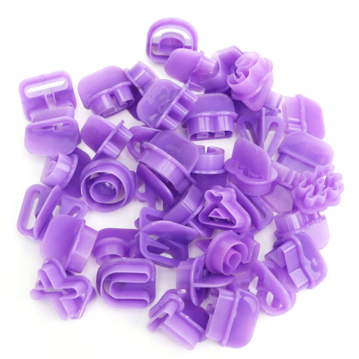 40pcs Numeral Alphabetic Cake Stencils Semiotic Food Grade Plastic Cake Topper Decorative Fillings for Home V1294-YM0512-3118220304011