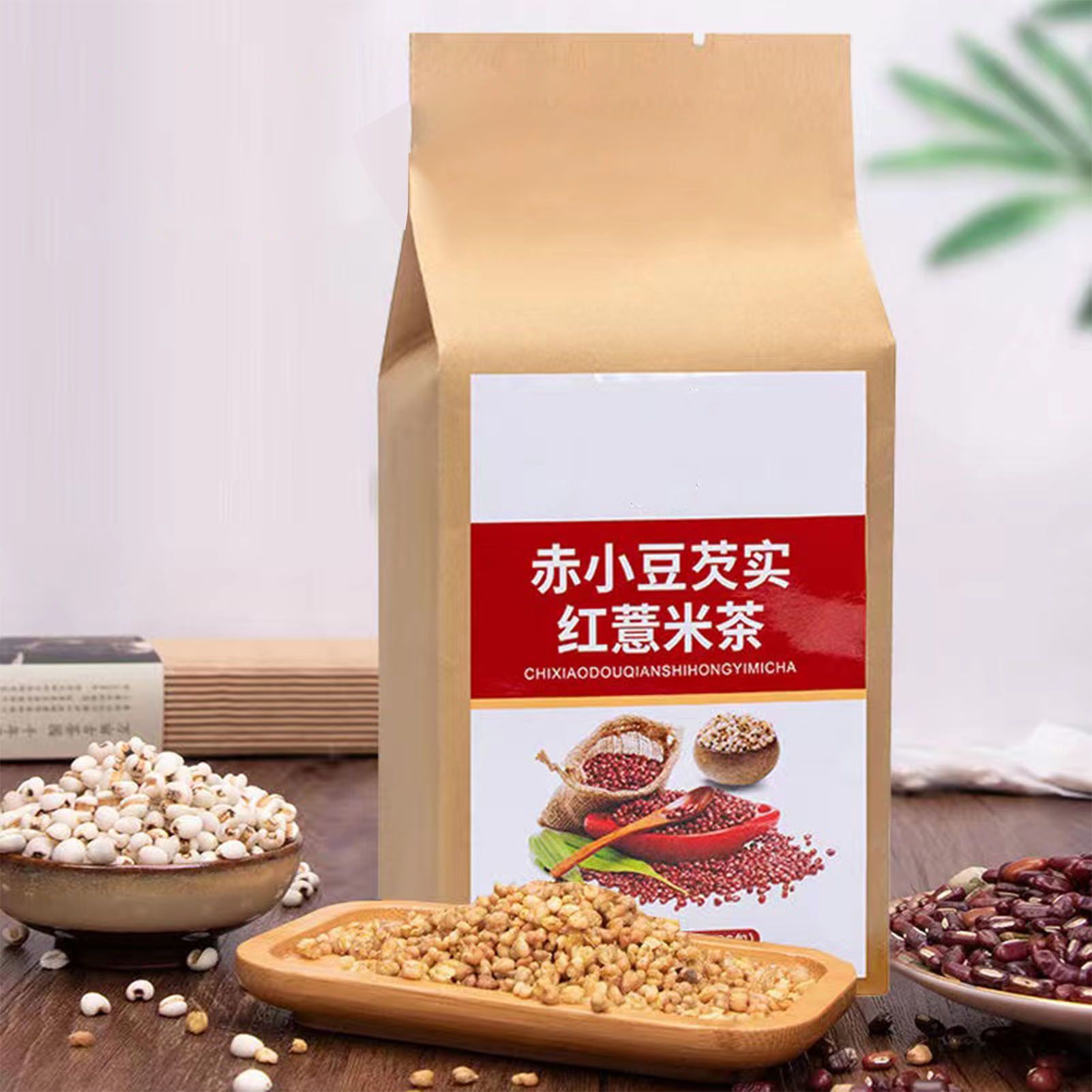 150g Adzuki Beans Coix Seed Wheat Barley Wolfiporia Chinese Yam Combination Tea Natural Tea 30 Counts V1294-YM0512-3118220305511