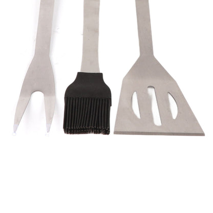 20pcs Barbecue Utensils Food Grade Stainless Steel Skewer Fork Knife BBQ Tool Set for Camping Hiking V1294-YM0512-3118220306911
