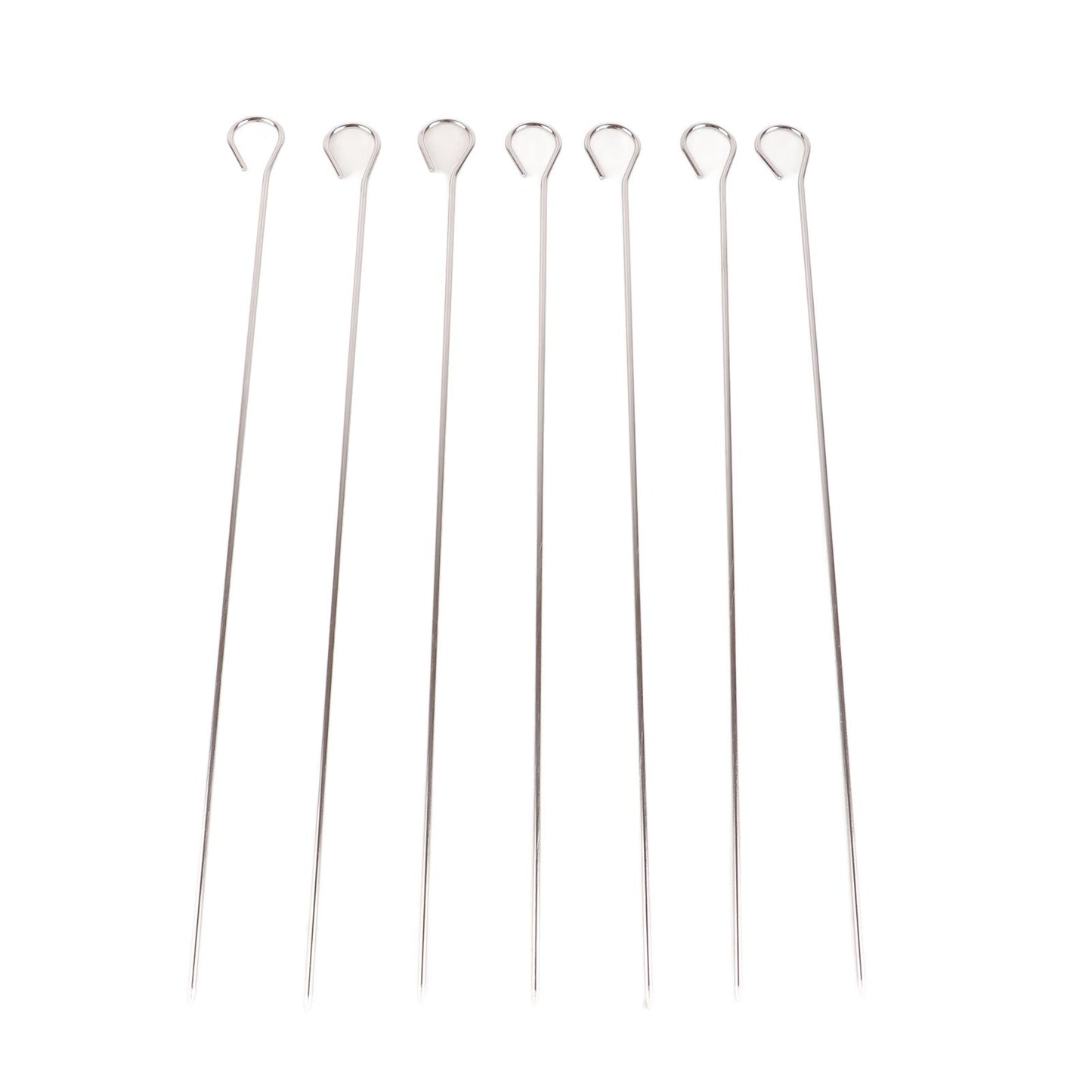 20pcs Barbecue Utensils Food Grade Stainless Steel Skewer Fork Knife BBQ Tool Set for Camping Hiking V1294-YM0512-3118220306911