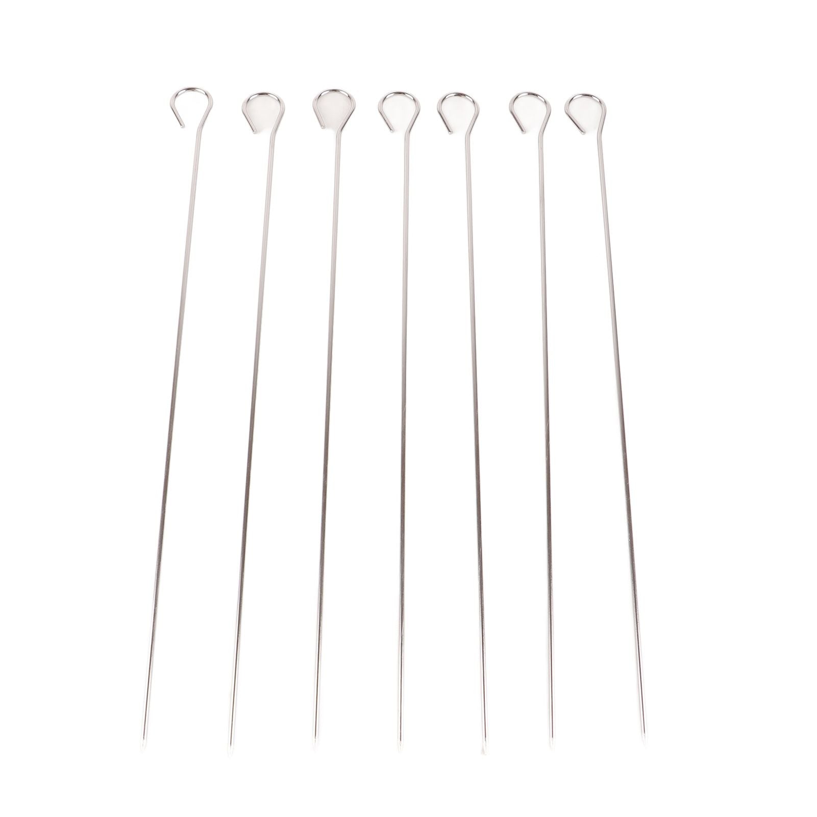 20pcs Barbecue Utensils Food Grade Stainless Steel Skewer Fork Knife BBQ Tool Set for Camping Hiking V1294-YM0512-3118220306911
