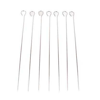 20pcs Barbecue Utensils Food Grade Stainless Steel Skewer Fork Knife BBQ Tool Set for Camping Hiking V1294-YM0512-3118220306911