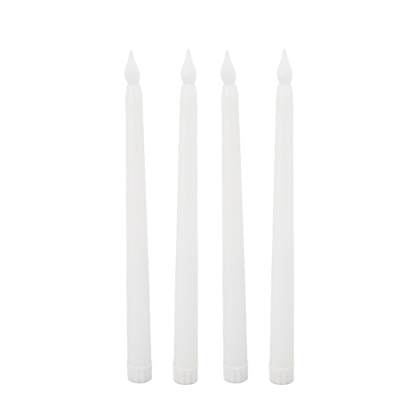 4 Pcs LED Candles Smoke Free Flameless Safe Environmentally Friendly Warm Light Electric LED Taper Candle V1294-YM0512-3119220152711