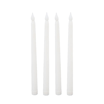 4 Pcs LED Candles Smoke Free Flameless Safe Environmentally Friendly Warm Light Electric LED Taper Candle V1294-YM0512-3119220152711