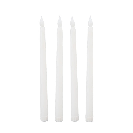 4 Pcs LED Candles Smoke Free Flameless Safe Environmentally Friendly Warm Light Electric LED Taper Candle V1294-YM0512-3119220152711