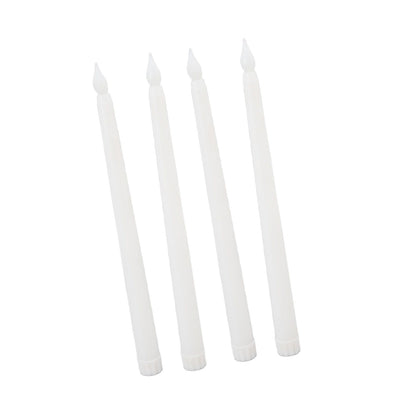 4 Pcs LED Candles Smoke Free Flameless Safe Environmentally Friendly Warm Light Electric LED Taper Candle V1294-YM0512-3119220152711