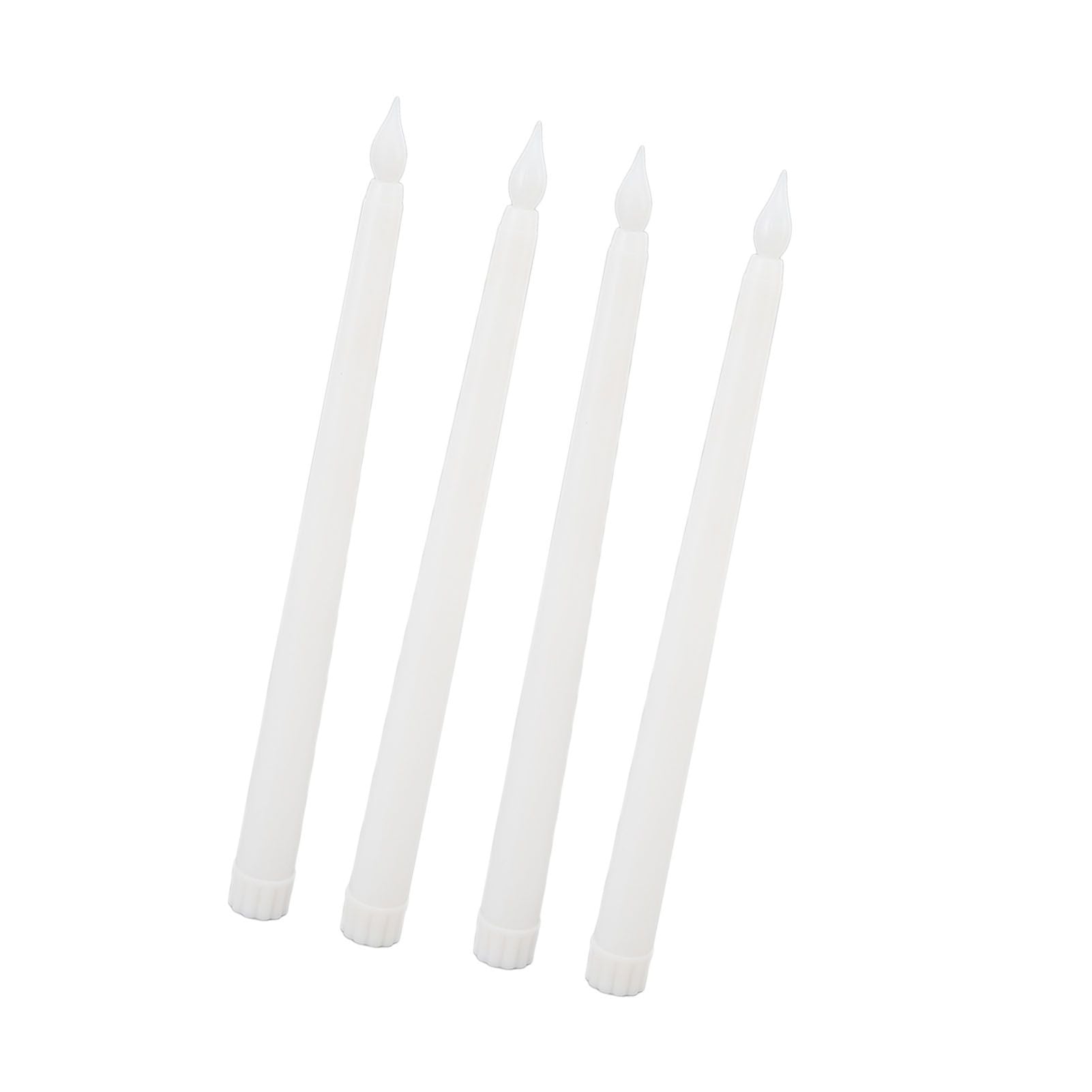 4 Pcs LED Candles Smoke Free Flameless Safe Environmentally Friendly Warm Light Electric LED Taper Candle V1294-YM0512-3119220152711