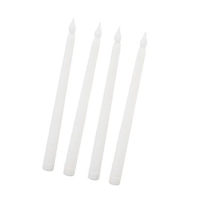 4 Pcs LED Candles Smoke Free Flameless Safe Environmentally Friendly Warm Light Electric LED Taper Candle V1294-YM0512-3119220152711