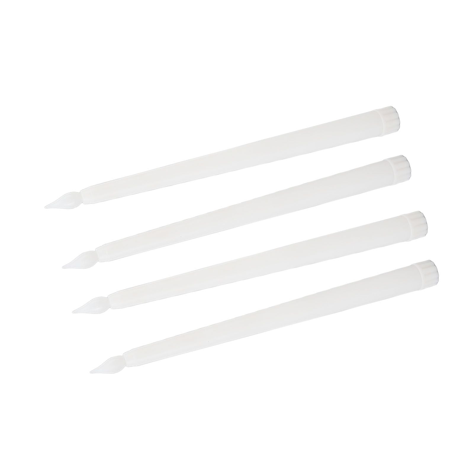 4 Pcs LED Candles Smoke Free Flameless Safe Environmentally Friendly Warm Light Electric LED Taper Candle V1294-YM0512-3119220152711