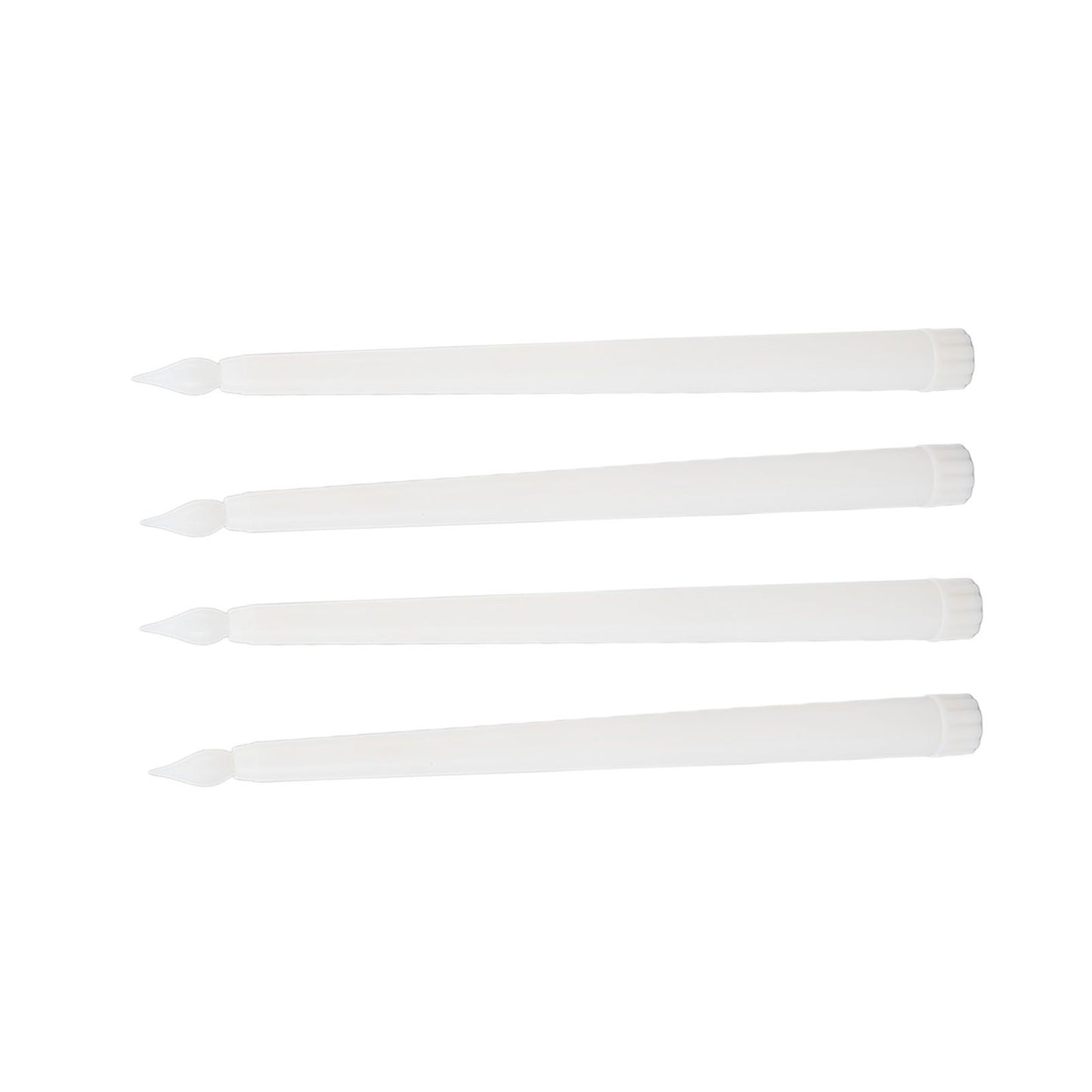 4 Pcs LED Candles Smoke Free Flameless Safe Environmentally Friendly Warm Light Electric LED Taper Candle V1294-YM0512-3119220152711