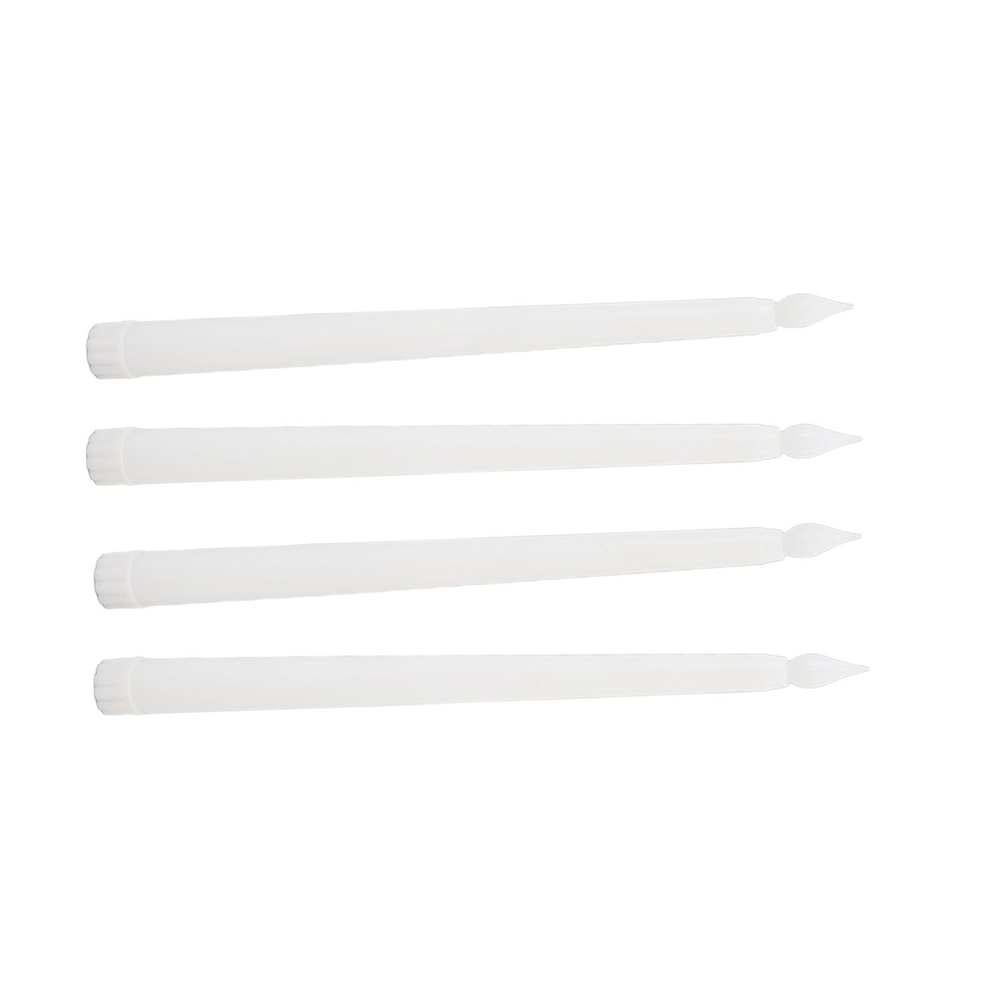 4 Pcs LED Candles Smoke Free Flameless Safe Environmentally Friendly Warm Light Electric LED Taper Candle V1294-YM0512-3119220152711